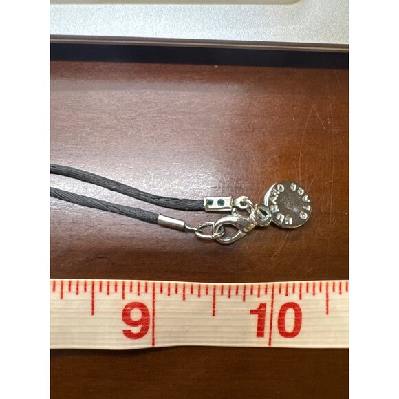 Murano Glass Millefiori Dichroic Square Pendant Necklace VS Artisan Blue Floral - Picture 9 of 9